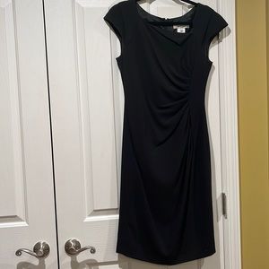 Black LK Bennett size 8 dress with rouge waist
